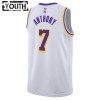NBA Børn Trøje Los Angeles Lakers Carmelo Anthony 7 2022-23 Nike Association Edition Hvid Swingman